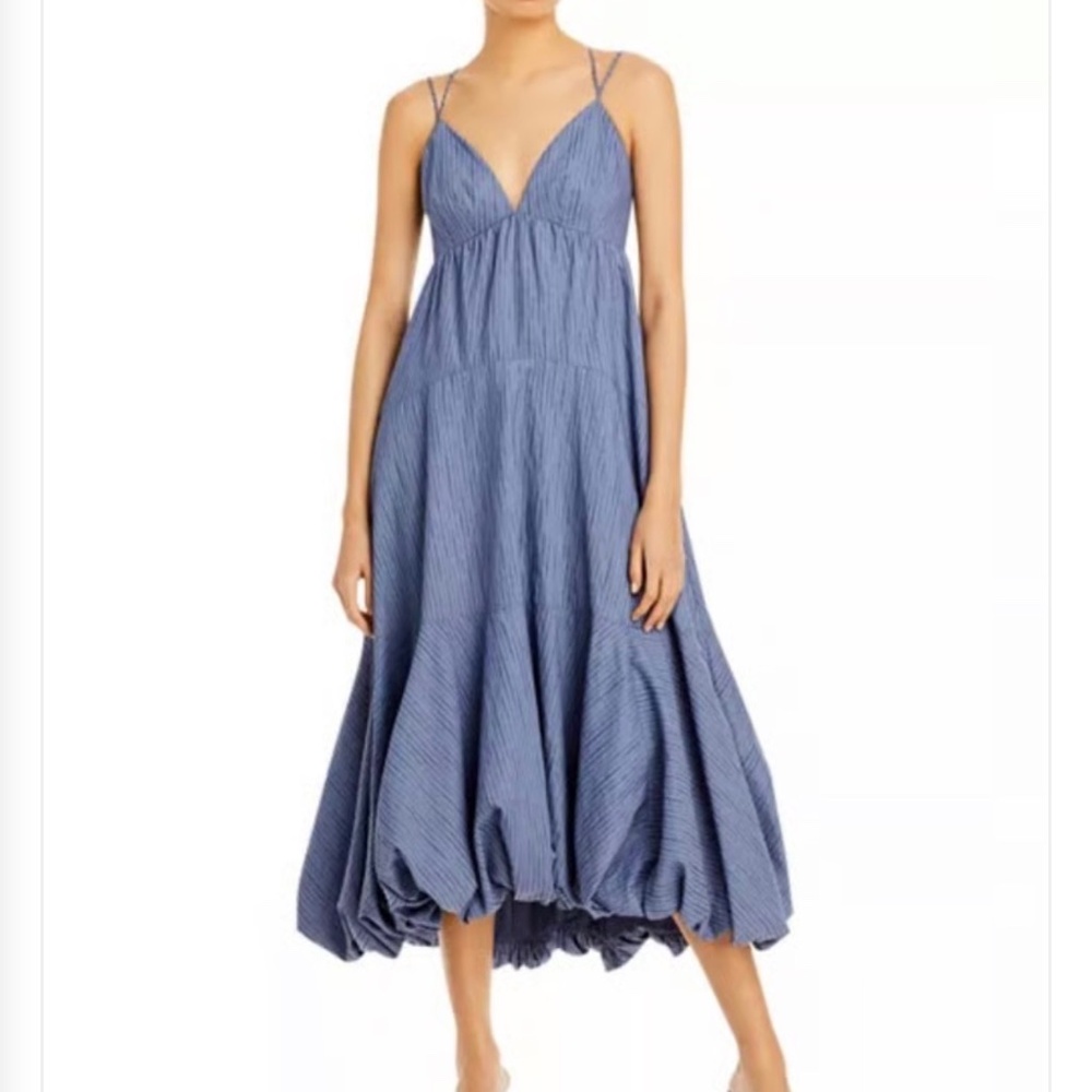 Cinq à Sept Sofia Stripped Effie Strappy Maxi Dress Size  0